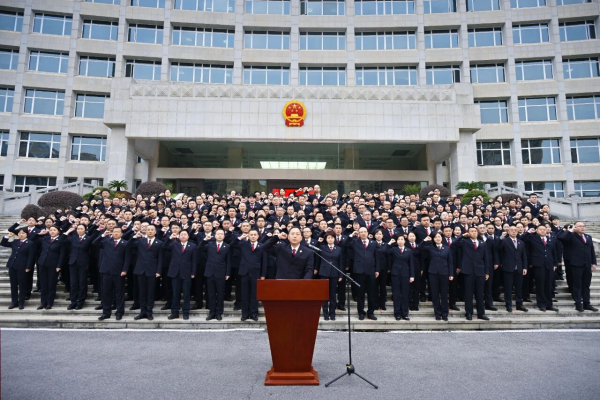 长沙市检察院举行宪法宣誓仪式